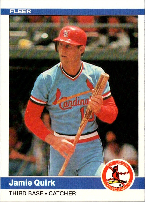 1984 Fleer Jamie Quirk #332