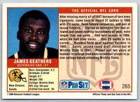 1989 NFL Proset James Geathers #265