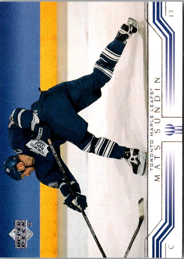 2001 Upper Deck Mats Sundin #164