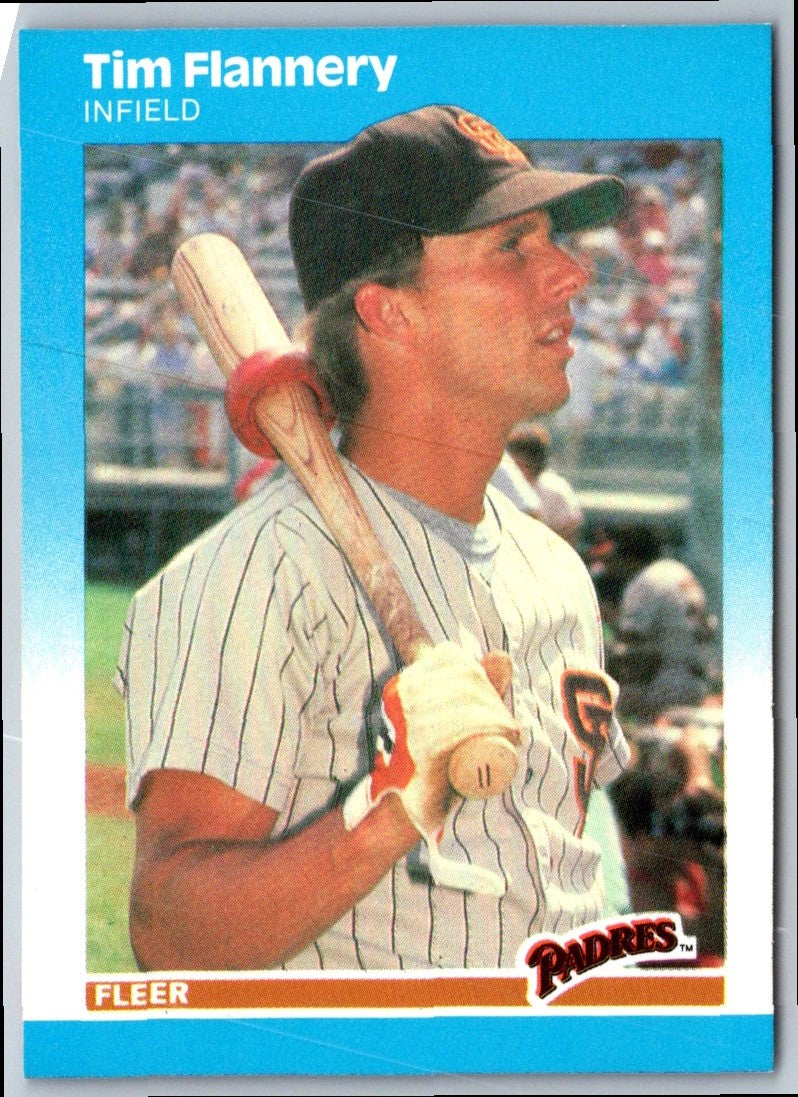 1987 Fleer Tim Flannery