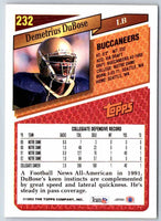 1993 Topps Demetrius DuBose #232