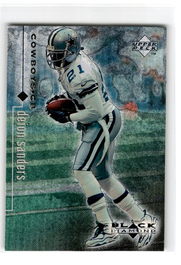 1998 Upper Deck Black Diamond Rookie Edition Deion Sanders #24