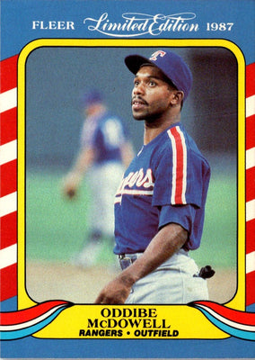1987 Fleer Limited Edition Oddibe McDowell #27