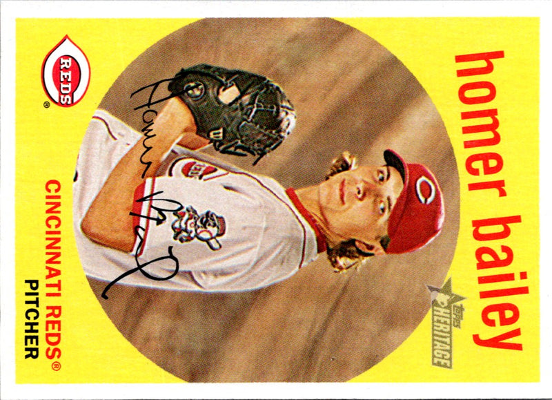 2008 Topps Heritage Homer Bailey