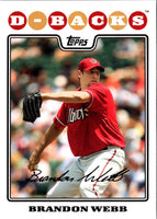 2008 Topps Brandon Webb #140
