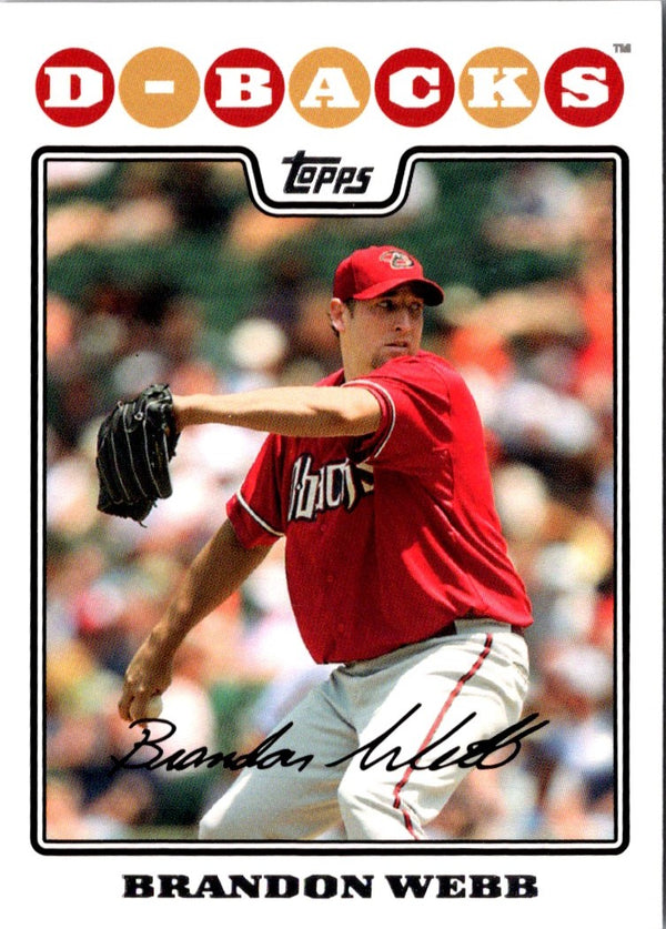 2008 Topps Brandon Webb #140