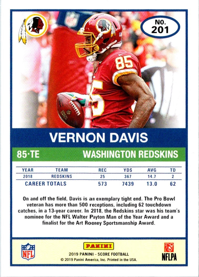 2019 Score Vernon Davis