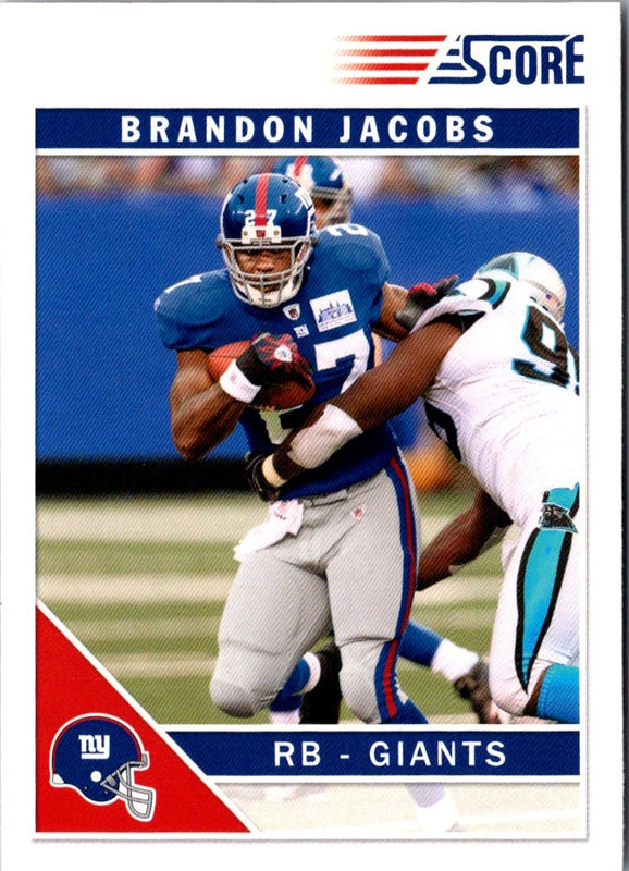 2011 Score Brandon Jacobs #189