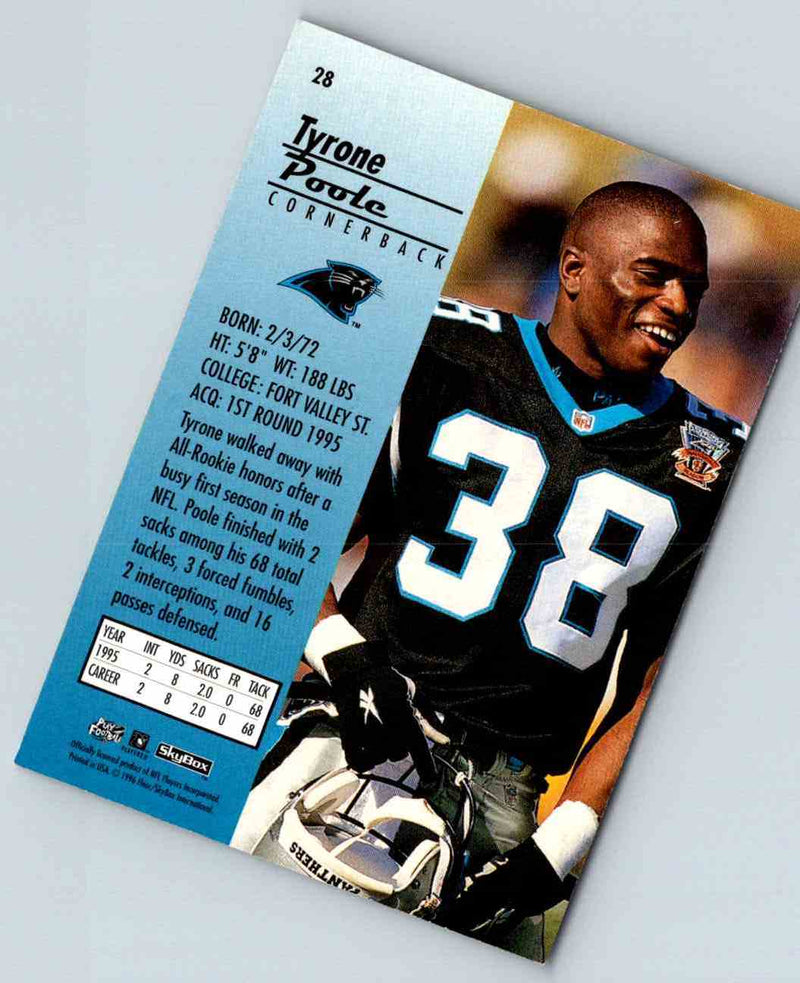 1997 Score Board Sb Tyrone Poole
