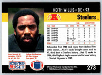 1990 Pro Set Keith Willis #273