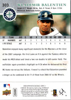 2008 Upper Deck Wladimir Balentien #303