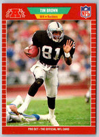 1989 NFL Proset Tim Brown #183