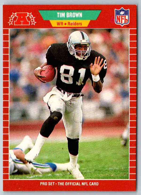 1989 NFL Proset Tim Brown #183