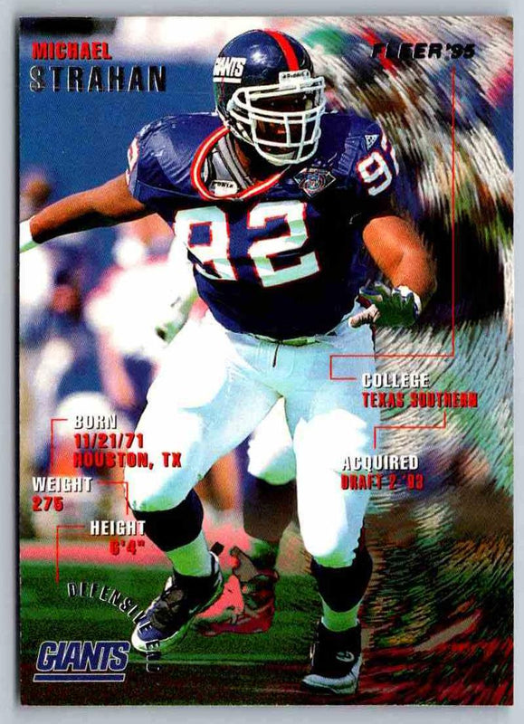 1995 Fleer Michael Strahan #285