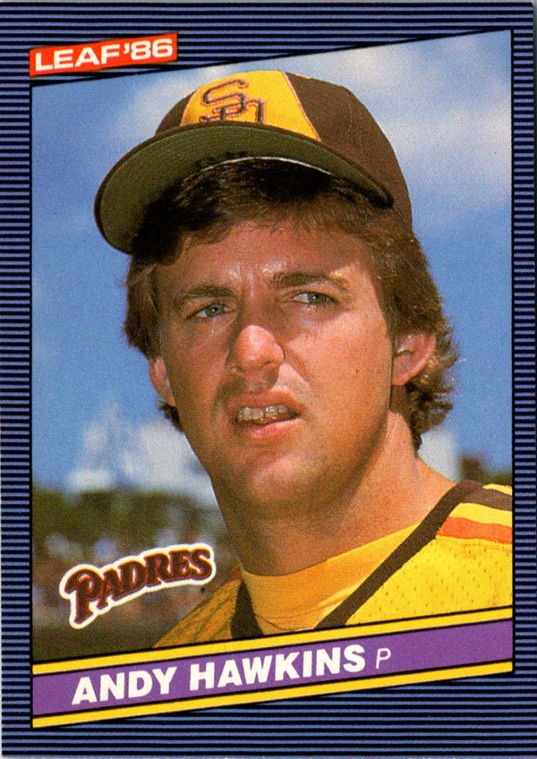 1986 Leaf Andy Hawkins #158