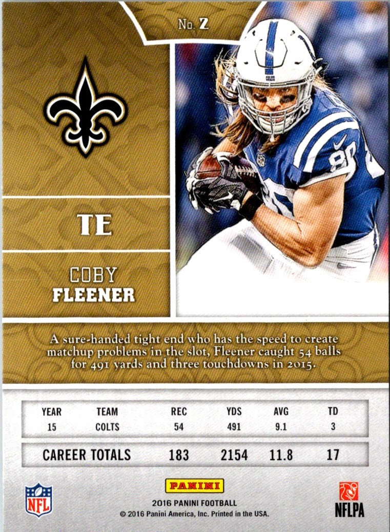 2016 Panini Coby Fleener