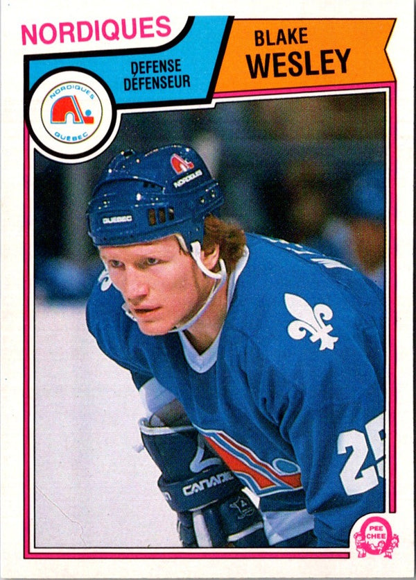 1983 O-Pee-Chee Blake Wesley #307