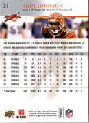 2008 Upper Deck First Edition Rudi Johnson