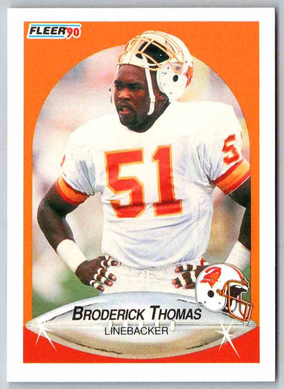 1990 Fleer Broderick Thomas #357