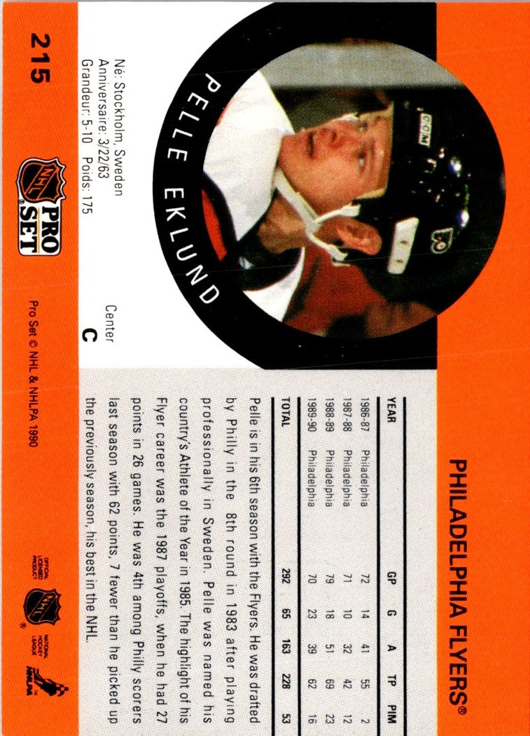 1990 Pro Set Pelle Eklund