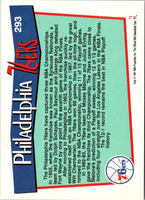 1991 Hoops Philadelphia 76ers #293