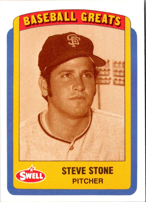 1990 Swell Baseball Greats Steve Stone #27