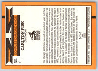 1989 Donruss Diamond Kings Carlton Fisk #7