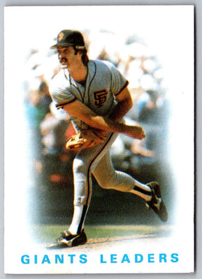 1986 Topps Giants Leaders (Greg Minton) #516