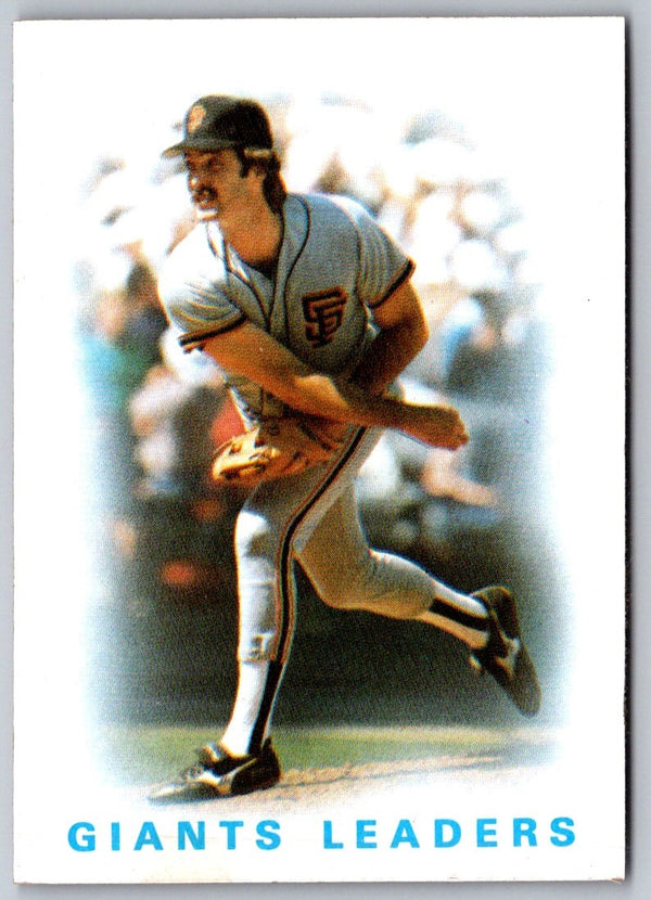 1986 Topps Giants Leaders (Greg Minton) #516