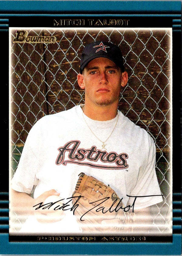 2002 Bowman Draft Picks & Prospects Mitch Talbot #BDP74 Rookie