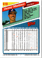 1993 Topps Gold Denny Martinez #610