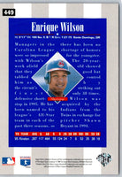 1996 Collector's Choice Silver Signature Enrique Wilson #449