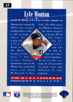 1996 Collector's Choice Lyle Mouton #17