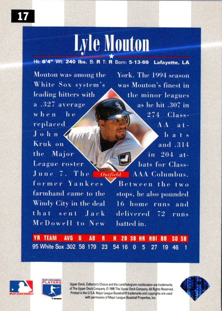1996 Collector's Choice Lyle Mouton