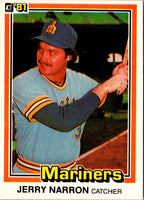 1981 Donruss Jerry Narron #405