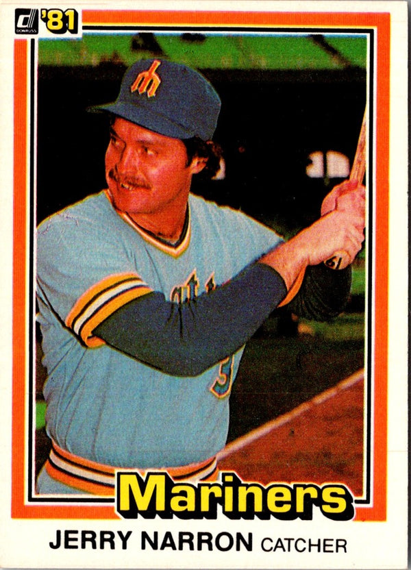 1981 Donruss Jerry Narron #405