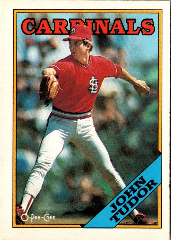 1988 O-Pee-Chee John Tudor #356