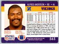 1992 Proset Alfred Anderson #565