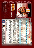 2000 Topps Season Opener Stephen Davis #86
