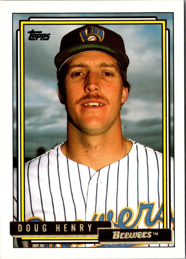 1992 Topps Doug Henry #776 Rookie