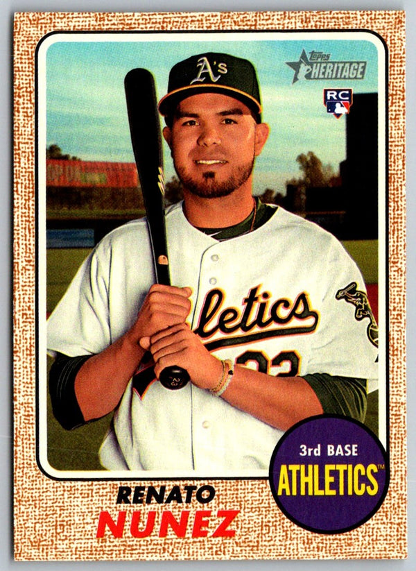 2017 Topps Heritage Renato Nunez #599 Rookie