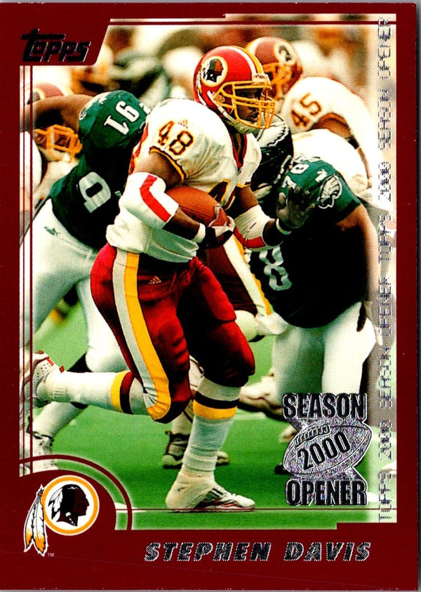 2000 Topps Season Opener Stephen Davis #86