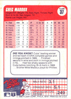 1990 Fleer Greg Maddux #37