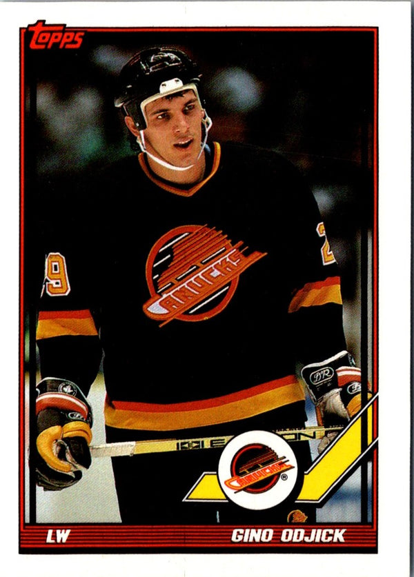 1991 Topps Gino Odjick #203