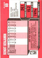 1989 Fleer Benoit Benjamin #69