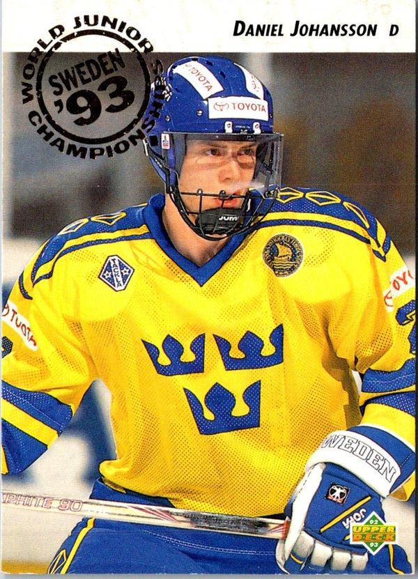 1992 Upper Deck Daniel Johansson #599 Rookie