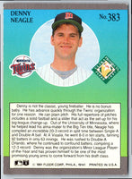 1991 Ultra Denny Neagle #383 Rookie