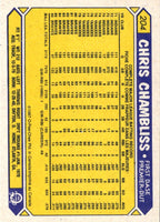 1987 O-Pee-Chee Chris Chambliss #204
