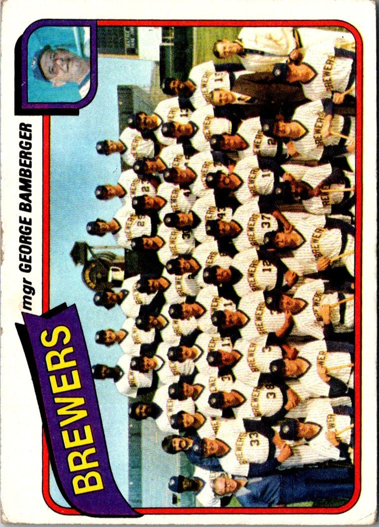 1980 Topps Milwaukee Brewers - George Bamberger