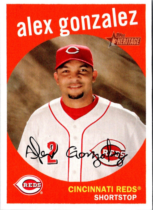 2008 Topps Heritage Alex Gonzalez #251